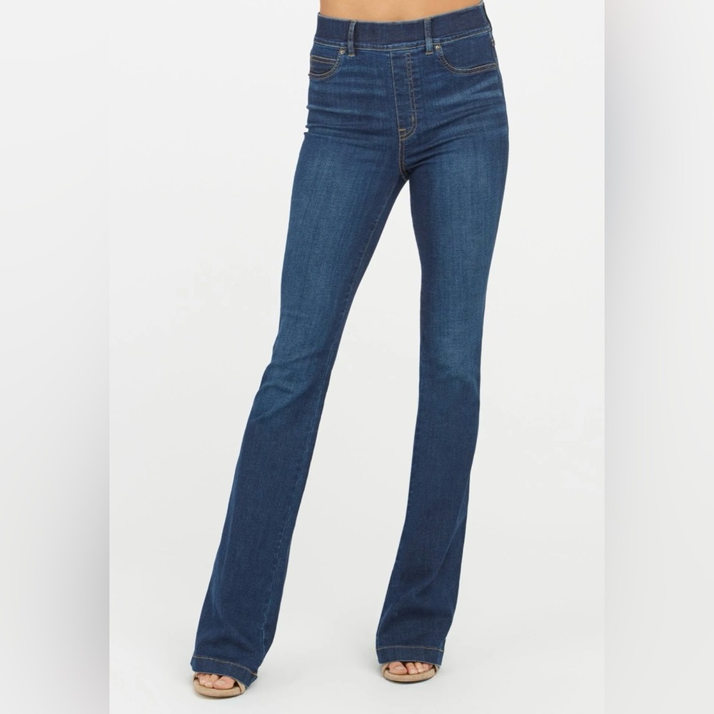 SPANX Dark Blue Flare Jeans - NWT